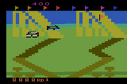Up 'n Down for Atari 2600 - Oops, I missed the flag on the right...
