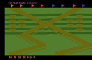 Up 'n Down for Atari 2600 - Starting screen.
