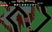 Up 'n Down for IBM PC/Compatibles - A car sneaking up from behind!
