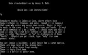 Colossal Cave Adventure for IBM PC/Compatibles - Game instructions.