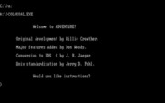 Colossal Cave Adventure for IBM PC/Compatibles - Title screen.
