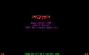 Computer Canasta for IBM PC/Compatibles - Title screen.