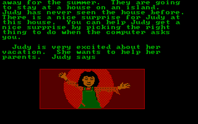 Tinker Tales IBM PC/Compatibles Screenshot: Time for an exciting vacation!