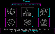 Trivia Savant for IBM PC/Compatibles - Select a category.