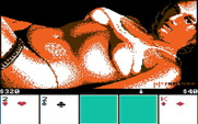 Strip Poker: A Sizzling Game of Chance for IBM PC/Compatibles - Select which cards you wish to discard...