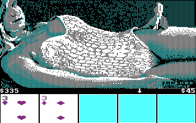 Strip Poker: A Sizzling Game of Chance IBM PC/Compatibles Screenshot: Select which cards you wish to discard.
