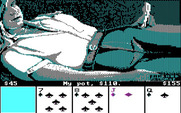 Strip Poker: A Sizzling Game of Chance for IBM PC/Compatibles - I lost this hand!