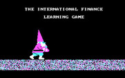 Money Bags: Beat the Gnome of Zurich for IBM PC/Compatibles - Animated introduction screen.