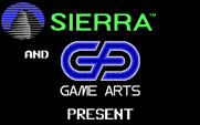 Silpheed for IBM PC/Compatibles - Sierra and Game Arts logo.