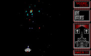 Silpheed for IBM PC/Compatibles - The first end of level boss.