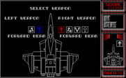 Silpheed for IBM PC/Compatibles - For each level you can select which weapons the Silpheed is equipped with.