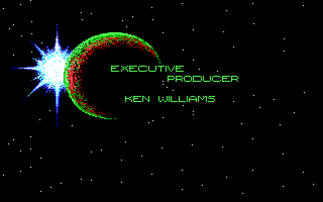 Silpheed IBM PC/Compatibles Screenshot: Game over.