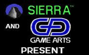 Silpheed for IBM PC/Compatibles - Sierra and Game Arts logo.