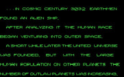 Silpheed for IBM PC/Compatibles - Introduction continued...Here's the story so far...