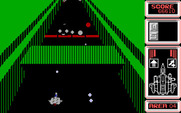 Silpheed for IBM PC/Compatibles - Starting the first fortress level.