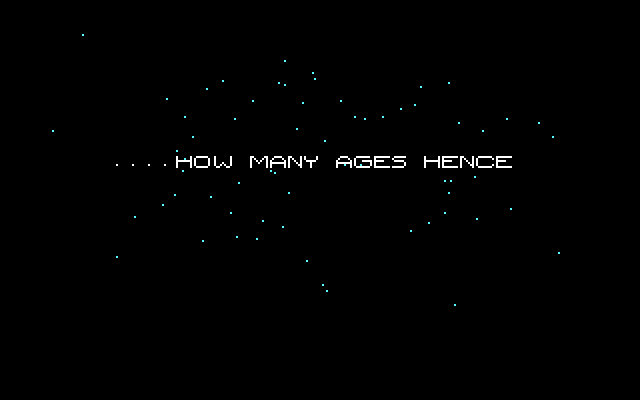 Silpheed IBM PC/Compatibles Screenshot: The story begins...