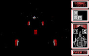 Silpheed for IBM PC/Compatibles - These red blocks attempt to crush you...