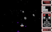 Silpheed for IBM PC/Compatibles - Asteroids orbiting the Silpheed provide some protection...