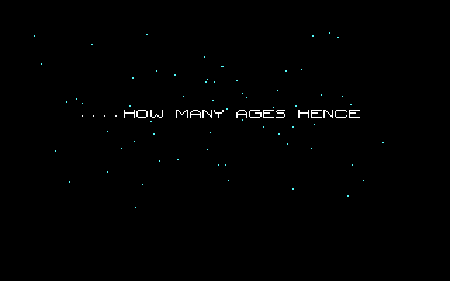 Silpheed IBM PC/Compatibles Screenshot: The story begins...