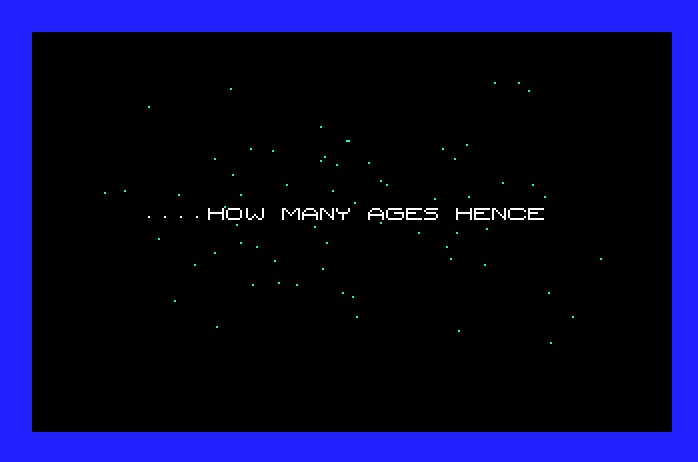 Silpheed Apple IIgs Screenshot: The story begins...