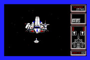 Silpheed for Apple IIgs - Safely arrived in the next area...