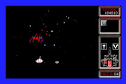 Silpheed for Apple IIgs - Avoid the rings this enemy fires at you!