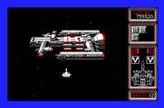 Silpheed for Apple IIgs - Arrived at Area 12.