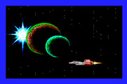 Silpheed for Apple IIgs - A brief intermission before the game continues...
