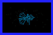 Silpheed for Apple IIgs - Introduction; An spaceship approaches...