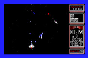Silpheed for Apple IIgs - Rapidly incoming enemies...