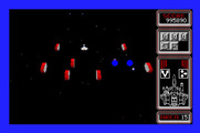 Silpheed for Apple IIgs - Under attack from all sides...