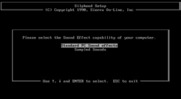 Silpheed for IBM PC/Compatibles - Use the internal speaker, or PS/1 sampled sounds? (Version 3.2).