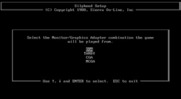 Silpheed for IBM PC/Compatibles - Graphics selection  (Version 1.0).