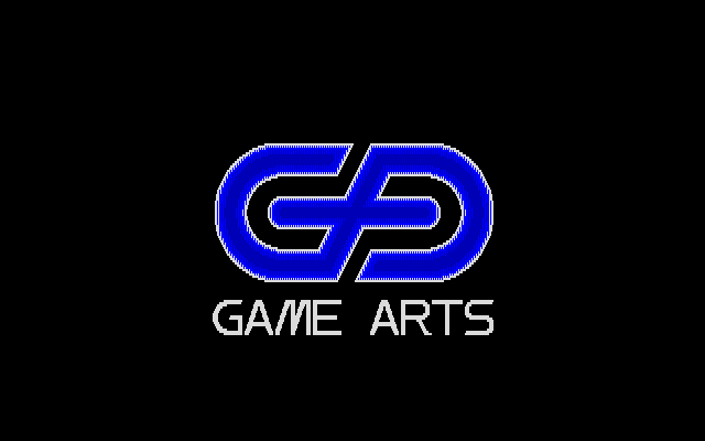 Silpheed PC-8800 Series Screenshot: Game Arts logo.