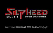 Silpheed for PC-8800 Series - Title screen.