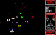 Silpheed for PC-8800 Series - Enemies attacking from all directions...