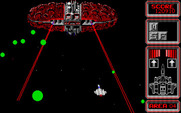 Silpheed for PC-8800 Series - Flying into a fortress level...