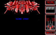 Silpheed for PC-8800 Series - Game over.