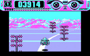 Space Racer for IBM PC/Compatibles - Try to stay on the road...