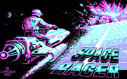 Space Racer for IBM PC/Compatibles - Title screen.