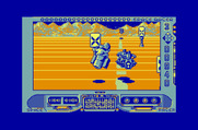 Space Racer for Thomson MO - Whoah, a collision!