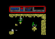 Starquake for Amstrad CPC - Blasting enemies...