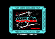Starquake for Amstrad CPC - Title screen.
