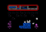 Starquake for Amstrad CPC - The first game screen...