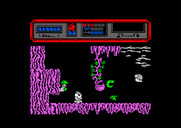 Starquake for Amstrad CPC - These opponents will deplete your energy quickly!