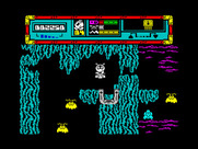 Starquake for ZX Spectrum - Use these lifts to fly around...