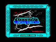 Starquake for ZX Spectrum - Title screen.