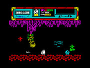 Starquake for ZX Spectrum - Shoot opponents before they shoot you!