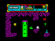 Starquake for ZX Spectrum - Here's where that lift leads to...