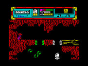 Starquake for ZX Spectrum - That narrow gap can be deceivingly deadly...